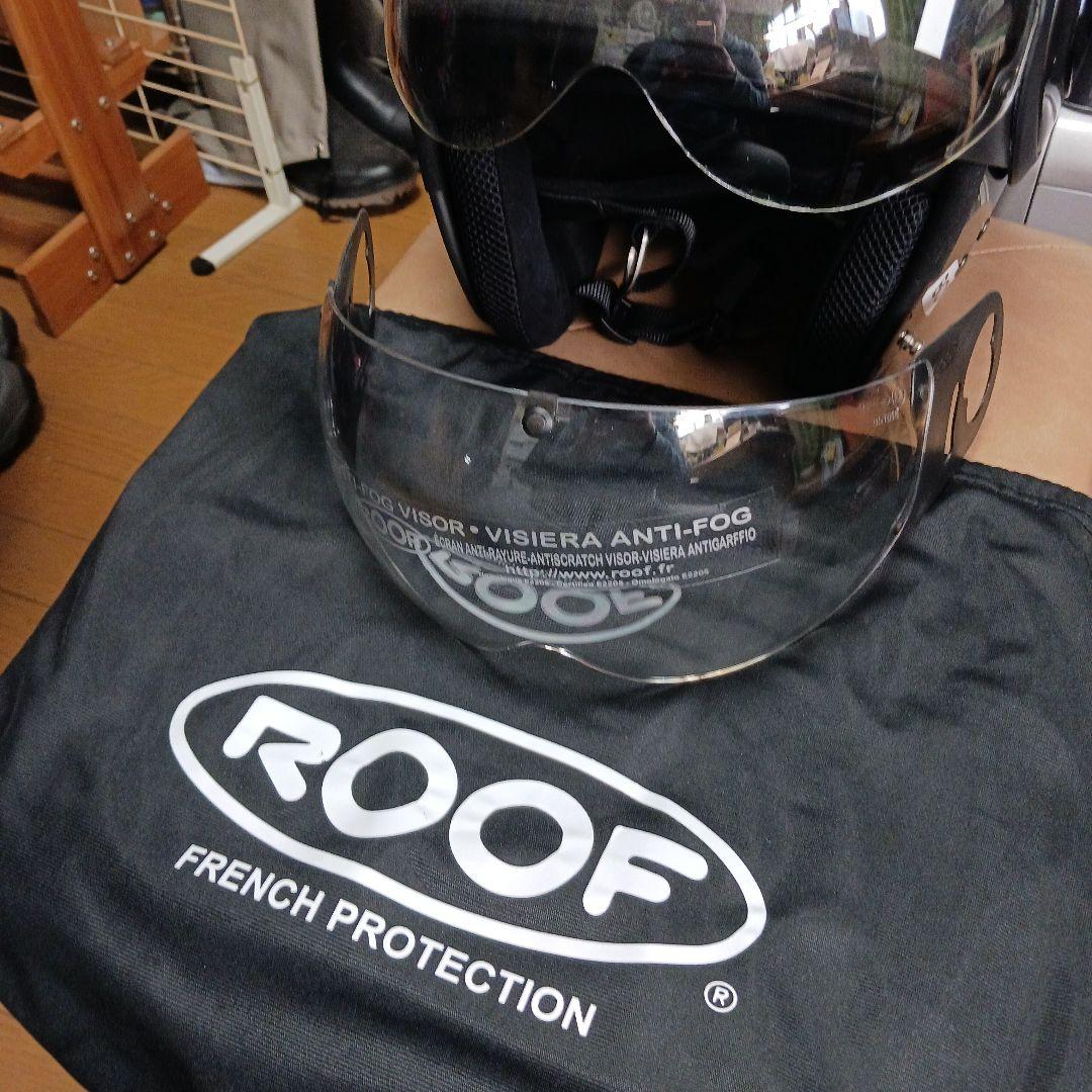 ROOF 　BOXER　V8システムヘルメット ブラック/ホワイトLP20