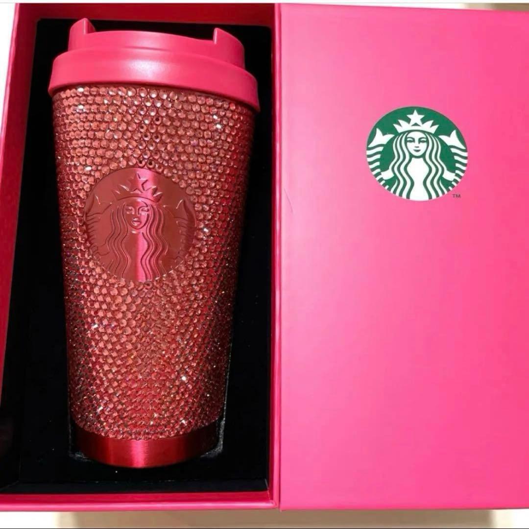 スターバックス バレンタイン 2026 タンブラー ラインストーン スタバ