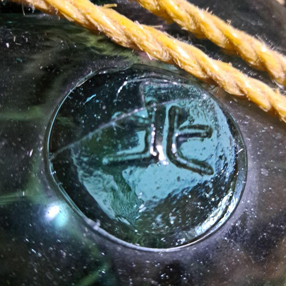 ♡木製一刀彫り　特大　びん玉・浮き玉・ガラス玉♡