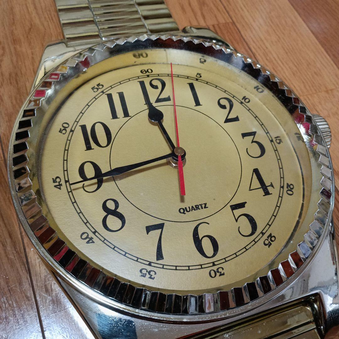 腕時計型 掛け時計 昭和レトロ - メルカリ