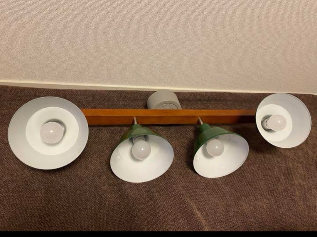 HERMOSA ハモサ スナフキン4 シーリングライト リモコン付 グリーン