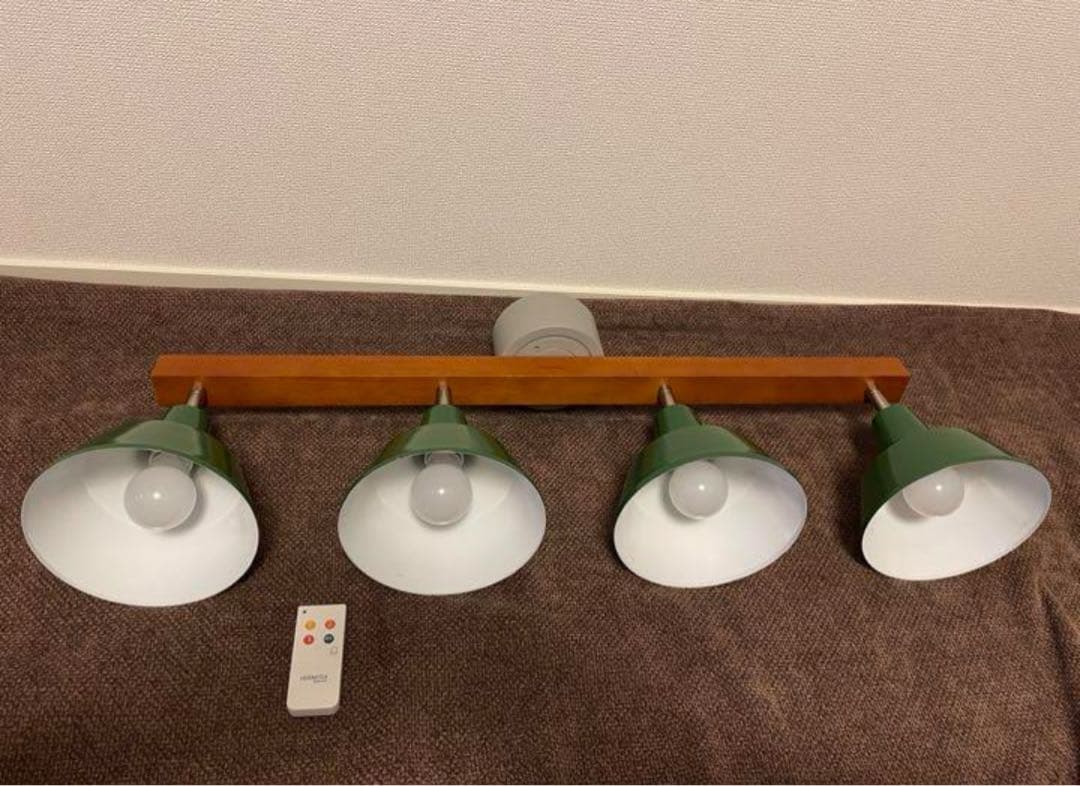 HERMOSA ハモサ スナフキン4 シーリングライト リモコン付 グリーン