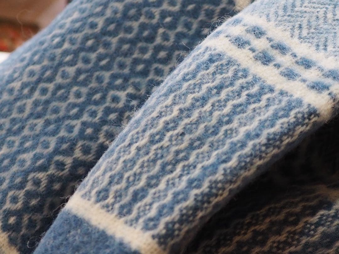 クリッパン ブランケット　quilt indigo スロー スウェーデン