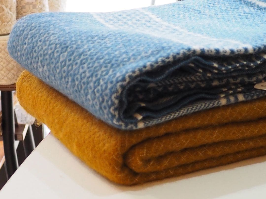 クリッパン ブランケット　quilt indigo スロー スウェーデン