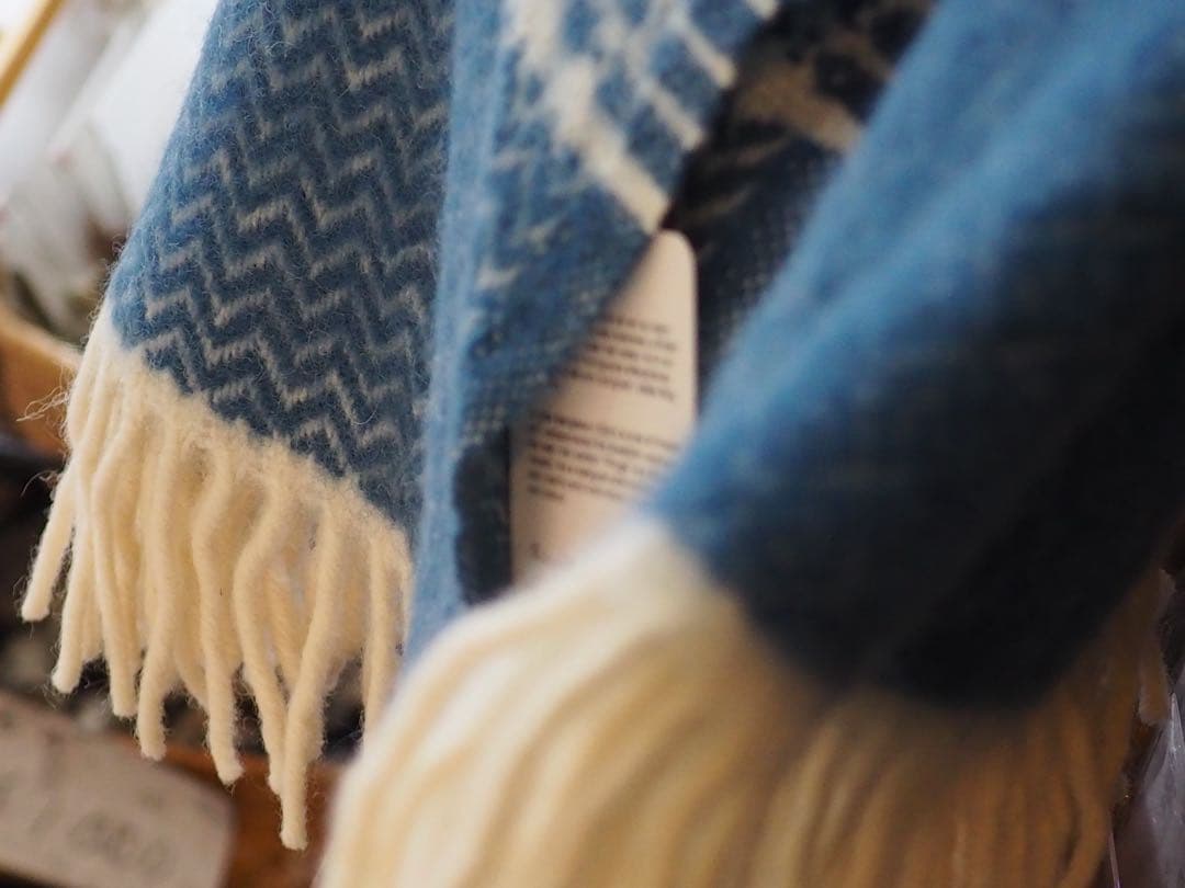 クリッパン ブランケット　quilt indigo スロー スウェーデン