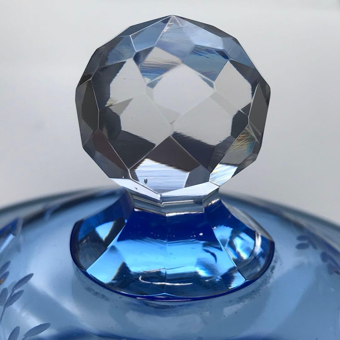 優しいお花★オールドサンルイSt Louisボンボニエール♡ジャポニズム♡菓子器