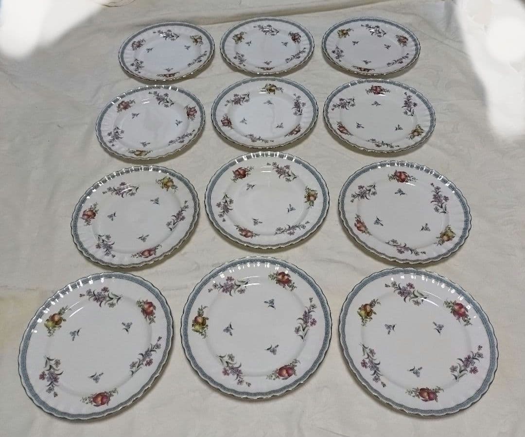 【スポード】廃盤品 中皿 12枚 トラップネルスプレイズ