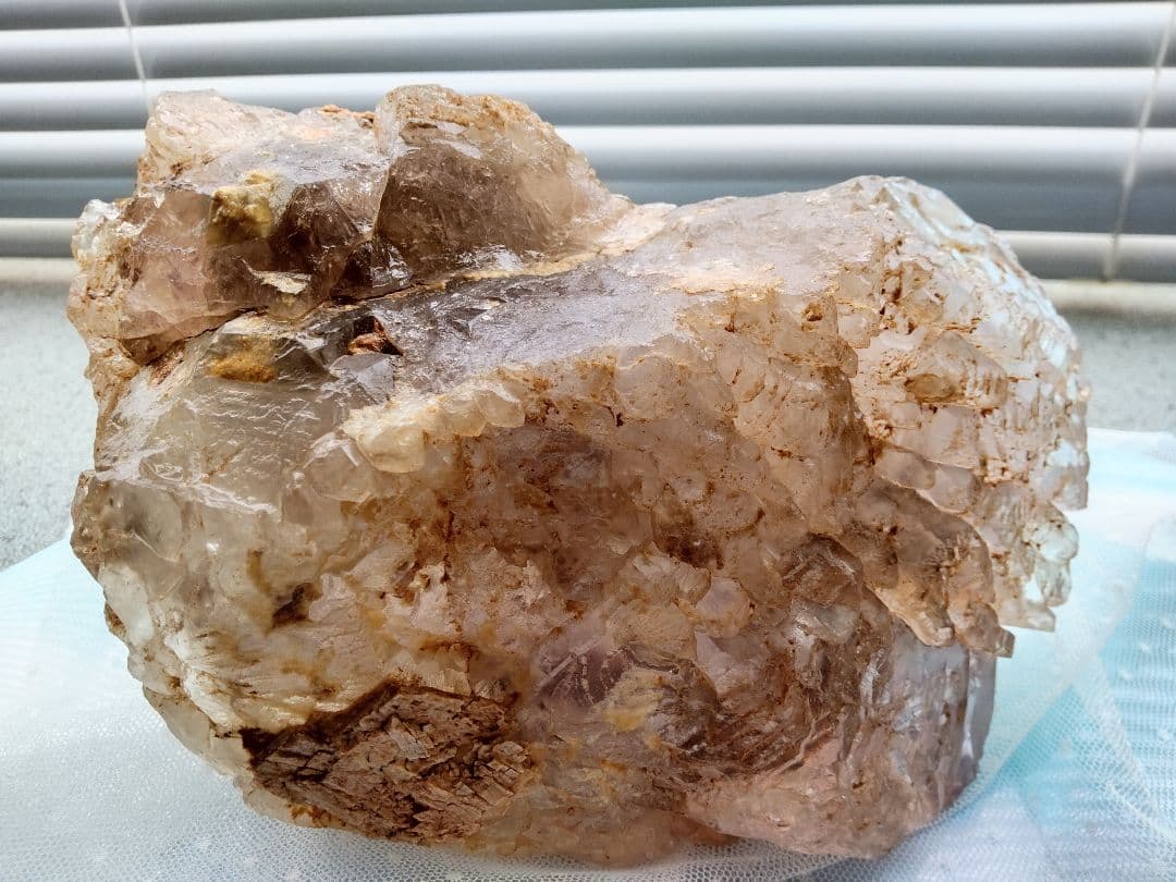 【貴重】巨大アメジストエレスチャル原石 2.45kg！！