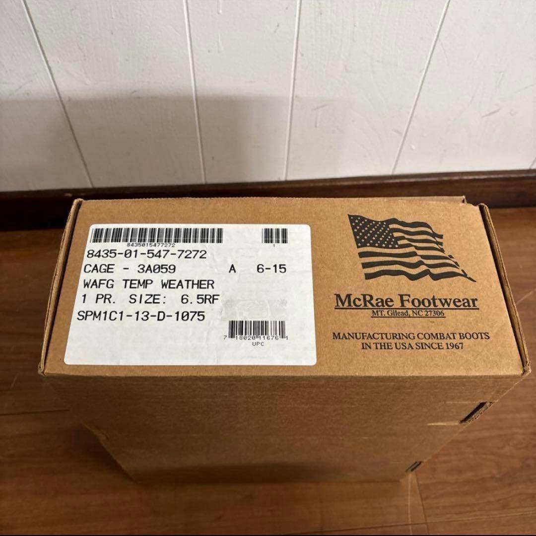 未使用品 米軍　実物　McRaefootwear GORE−TEX 24.5cm