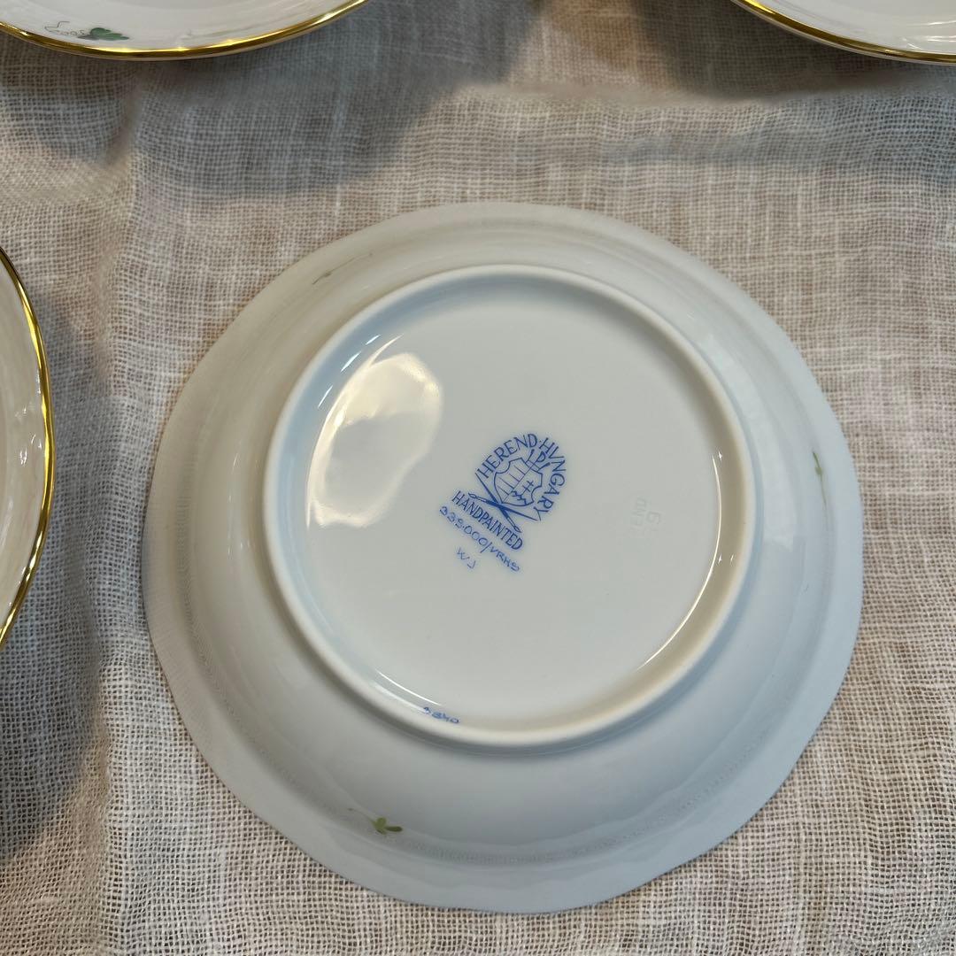 Herend ウィーンの薔薇　オリエンタルボウル　L サイズ　5枚セット　箱あり