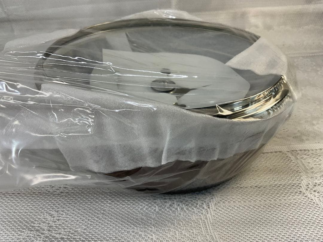 22オールパン ガラス蓋付き 22cm