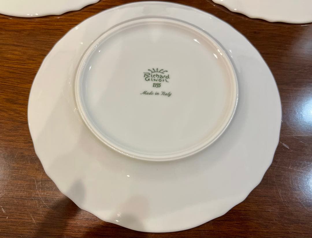 リチャードジノリ　ベッキオホワイト　プレート　17cm 5枚
