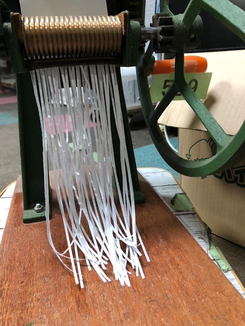 Y♢589 小野式製麺機 1型 片刃 ※丸ハンドル（希少！）