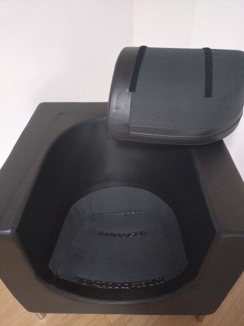 SWEDESE/ラウンジ 1pソファ 総革 デザイナーズ　未使用品　A