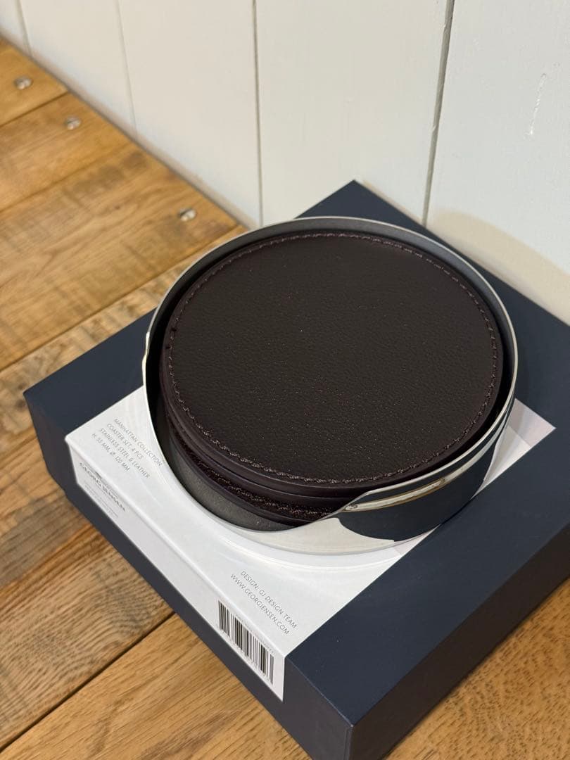 新品 ジョージジェンセン MANHATTAN コースター 4枚セット