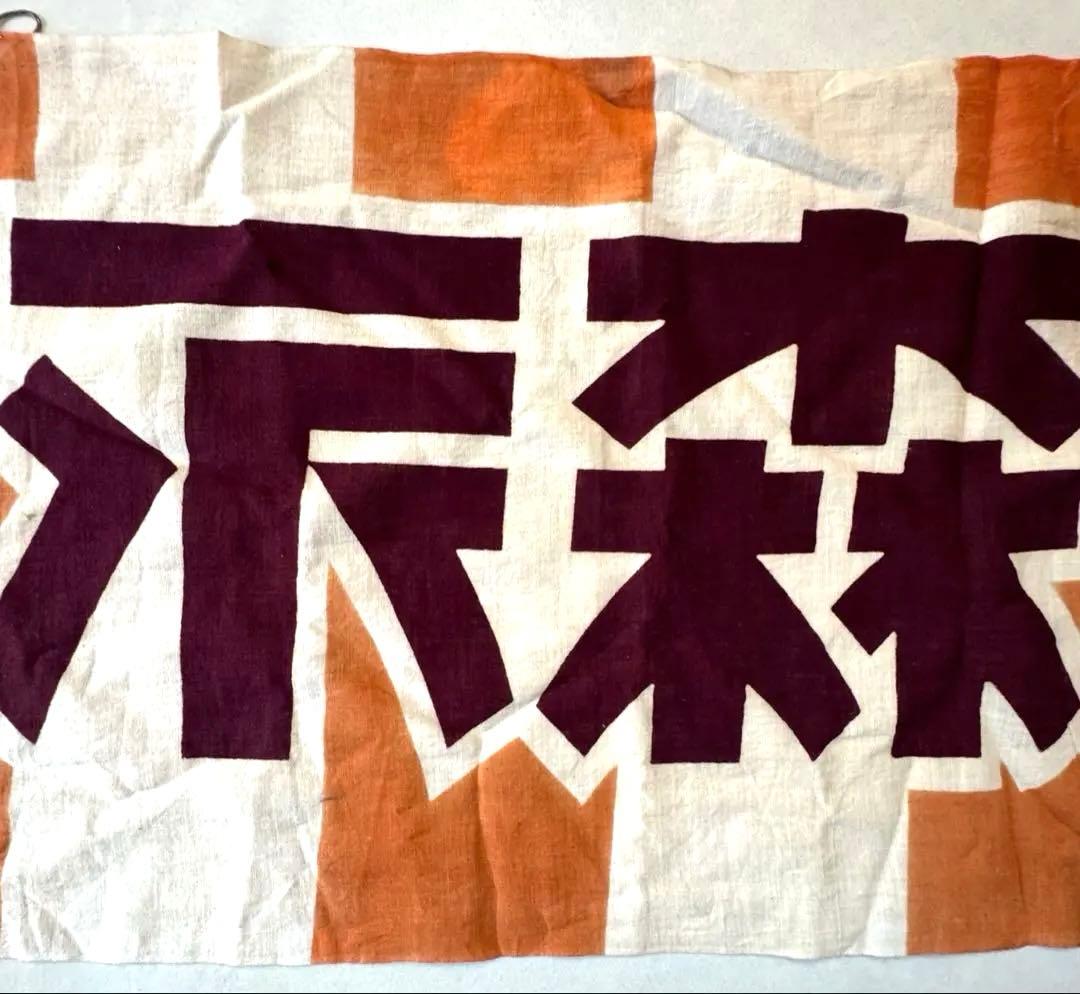 森永チョコレート　のぼり　レトロ　時物のれん　販促品　旗　店舗用　リメイク生地