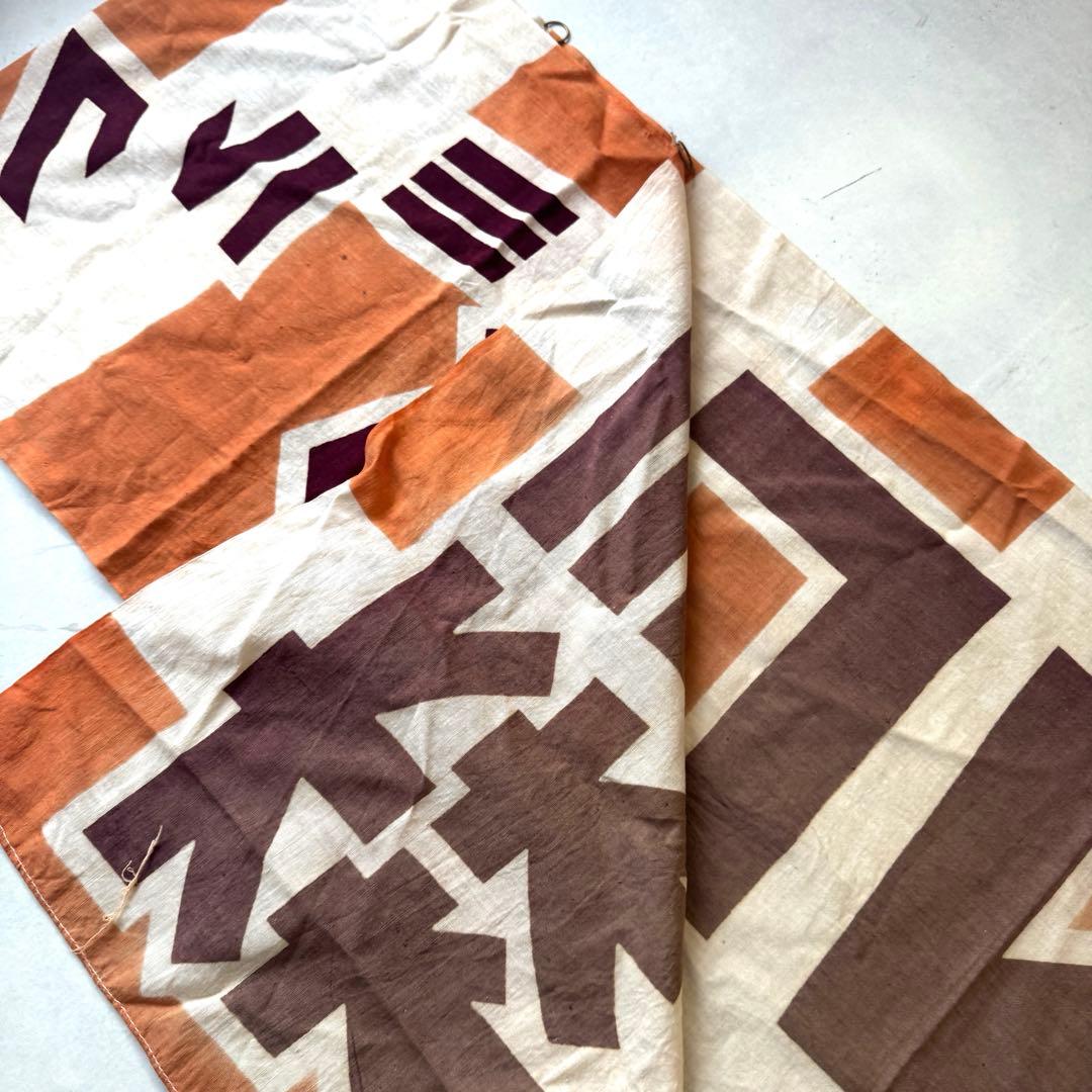 森永チョコレート　のぼり　レトロ　時物のれん　販促品　旗　店舗用　リメイク生地