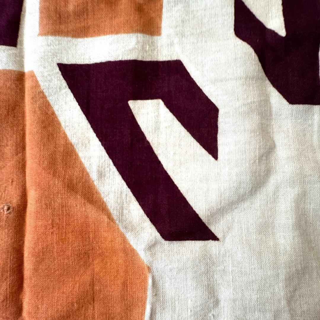 森永チョコレート　のぼり　レトロ　時物のれん　販促品　旗　店舗用　リメイク生地