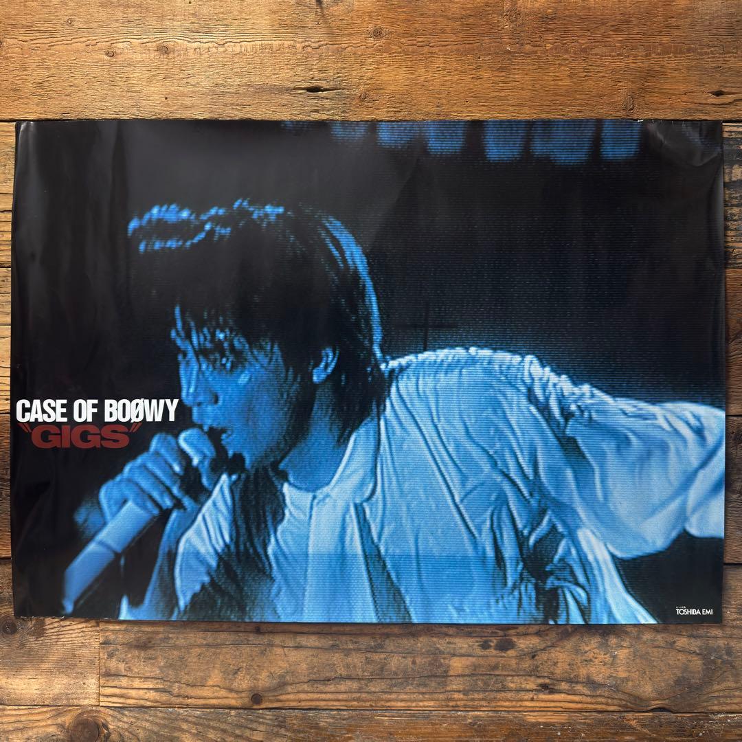 非売品】 BOØWY GIGS CASE OF BOOWY 氷室京介 ポスター - メルカリ