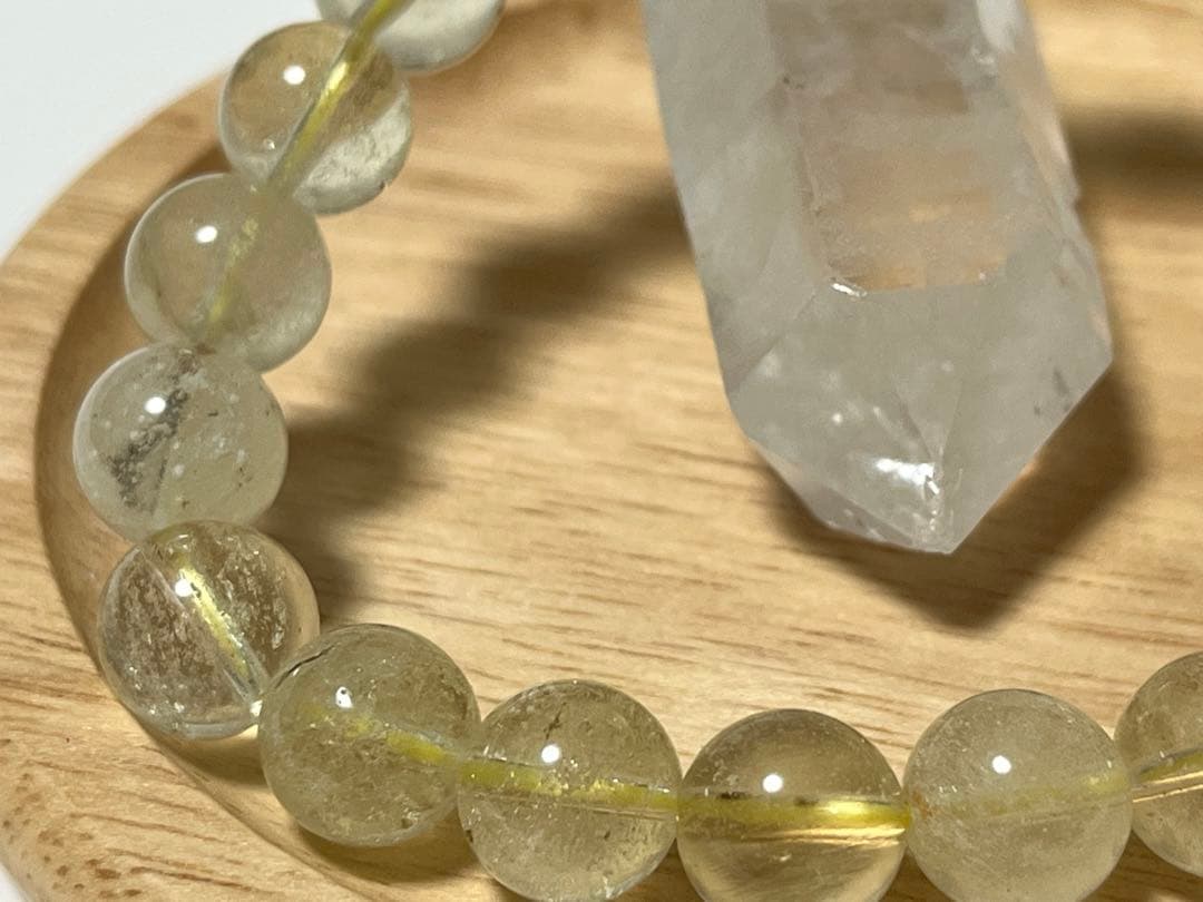 リビアングラス ブレスレット 約9mm 内径約16cm