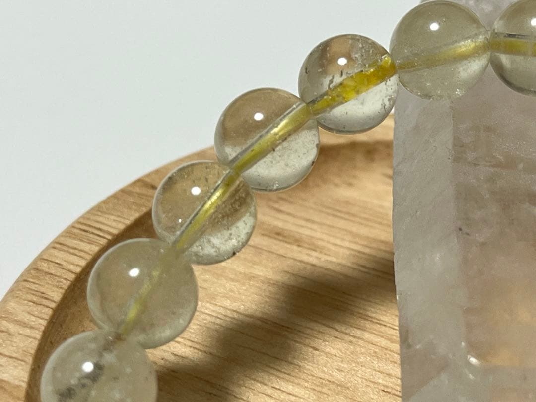 リビアングラス ブレスレット 約9mm 内径約16cm