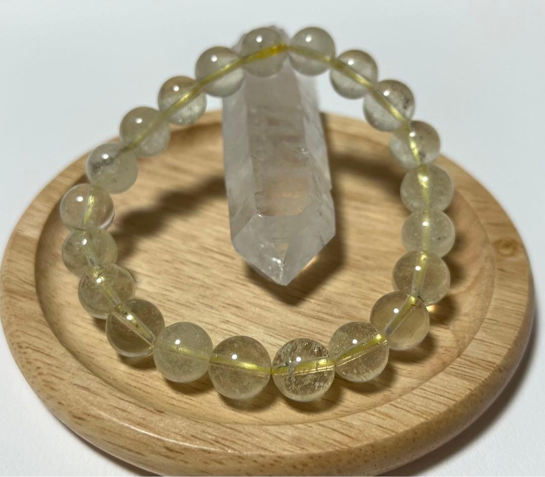 リビアングラス ブレスレット 約9mm 内径約16cm