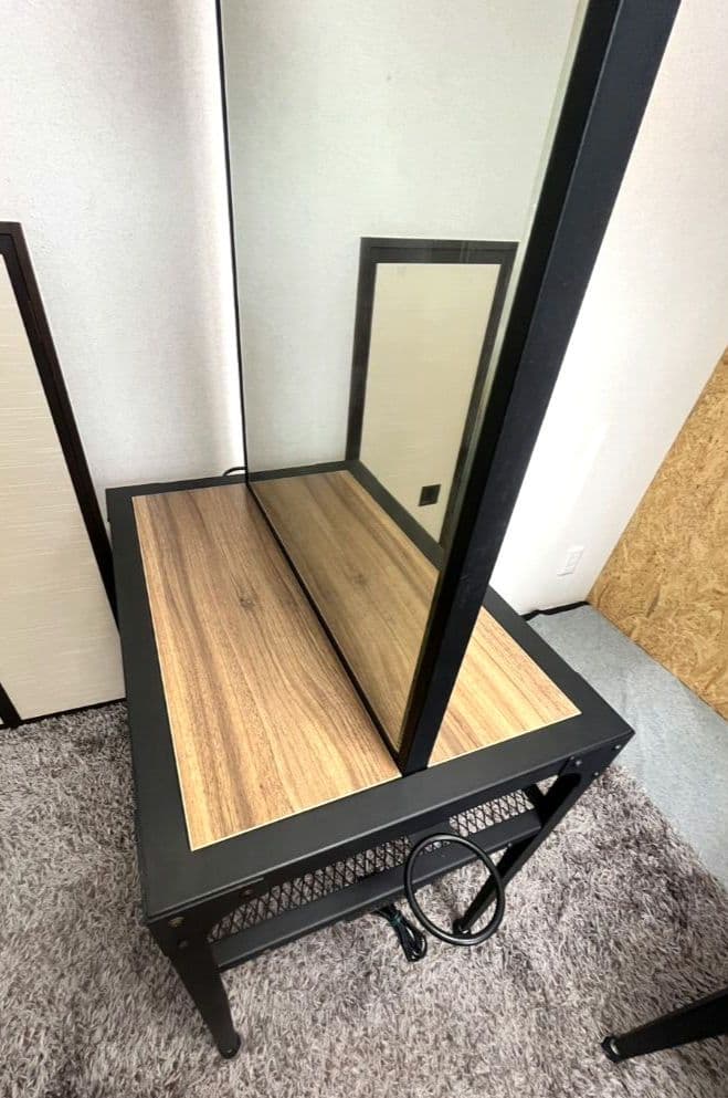 [送料無料]mateli アイアンドレッサー　ドレッサーロジェ　両面鏡　美容室