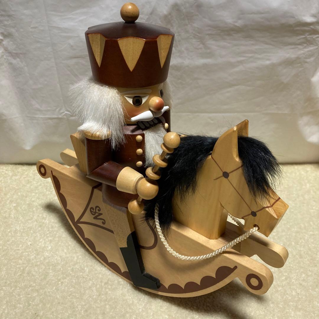 クリスチャン ウルブリヒト くるみ割り人形 馬に乗る王様 ドイツ製