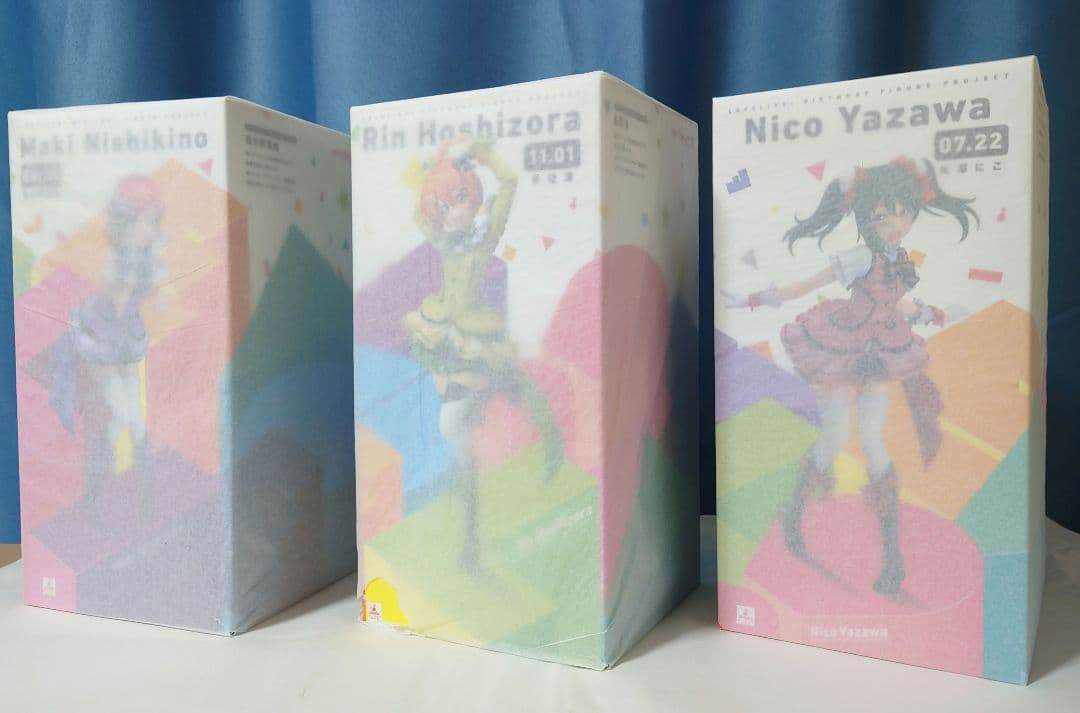 ラブライブ！ バースデーフィギュア 9体セット　クリアファイル 特典付き