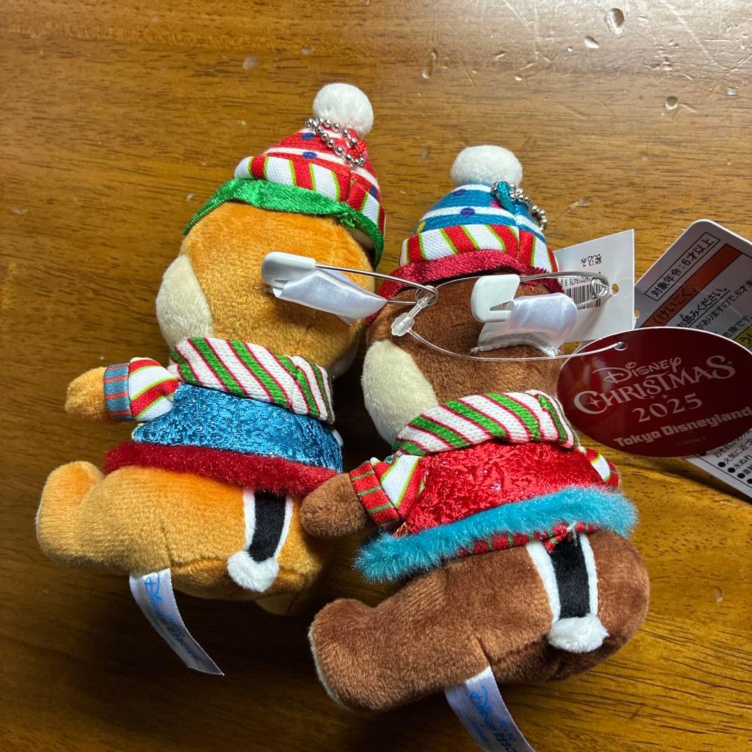 東京ディズニーランド ディズニークリスマス 2025 チップとデール ぬい