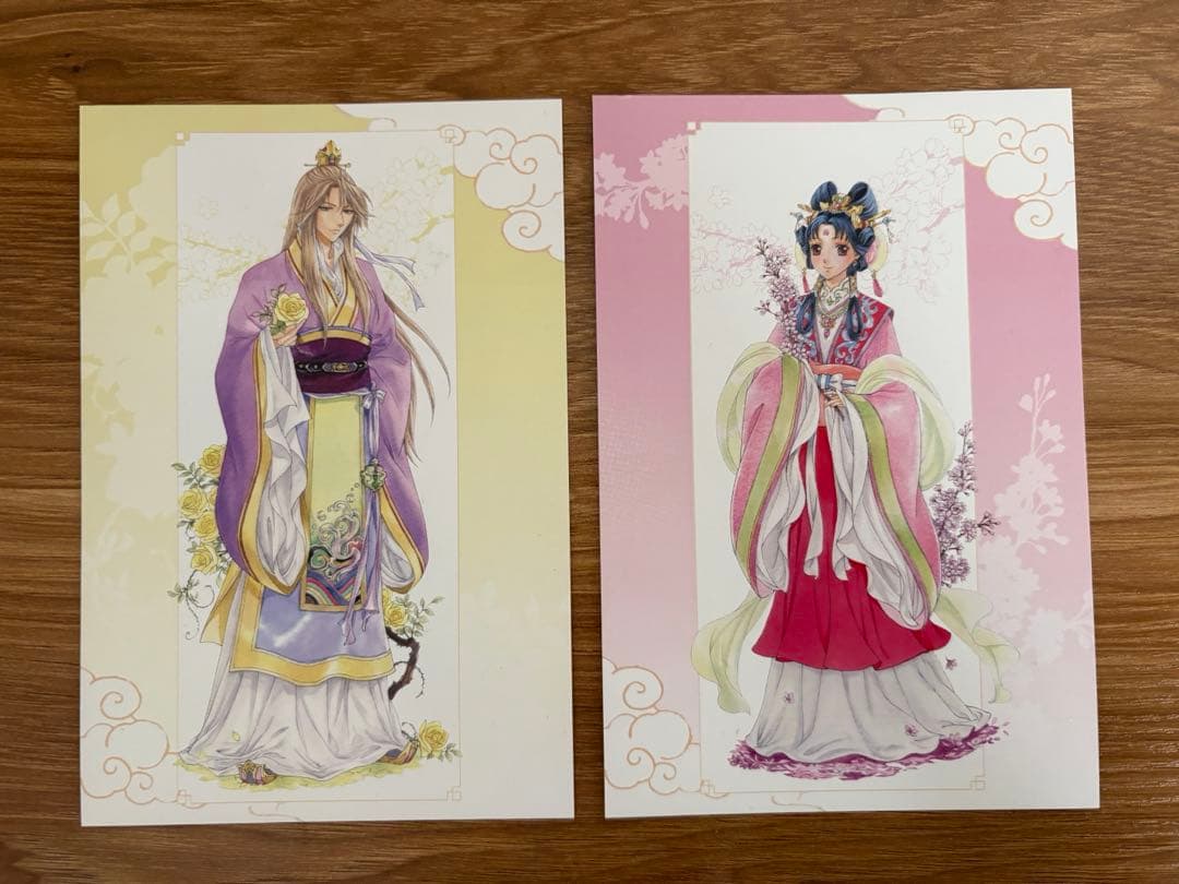 彩雲国物語20周年記念原画展 紅秀麗 紫劉輝 アクリルスタンド＆特典