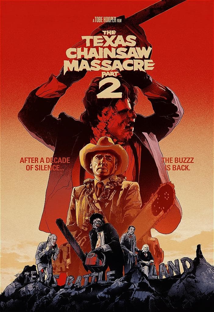 海外ポスター『悪魔のいけにえ2』☆テキサス・チェーンソー - メルカリ