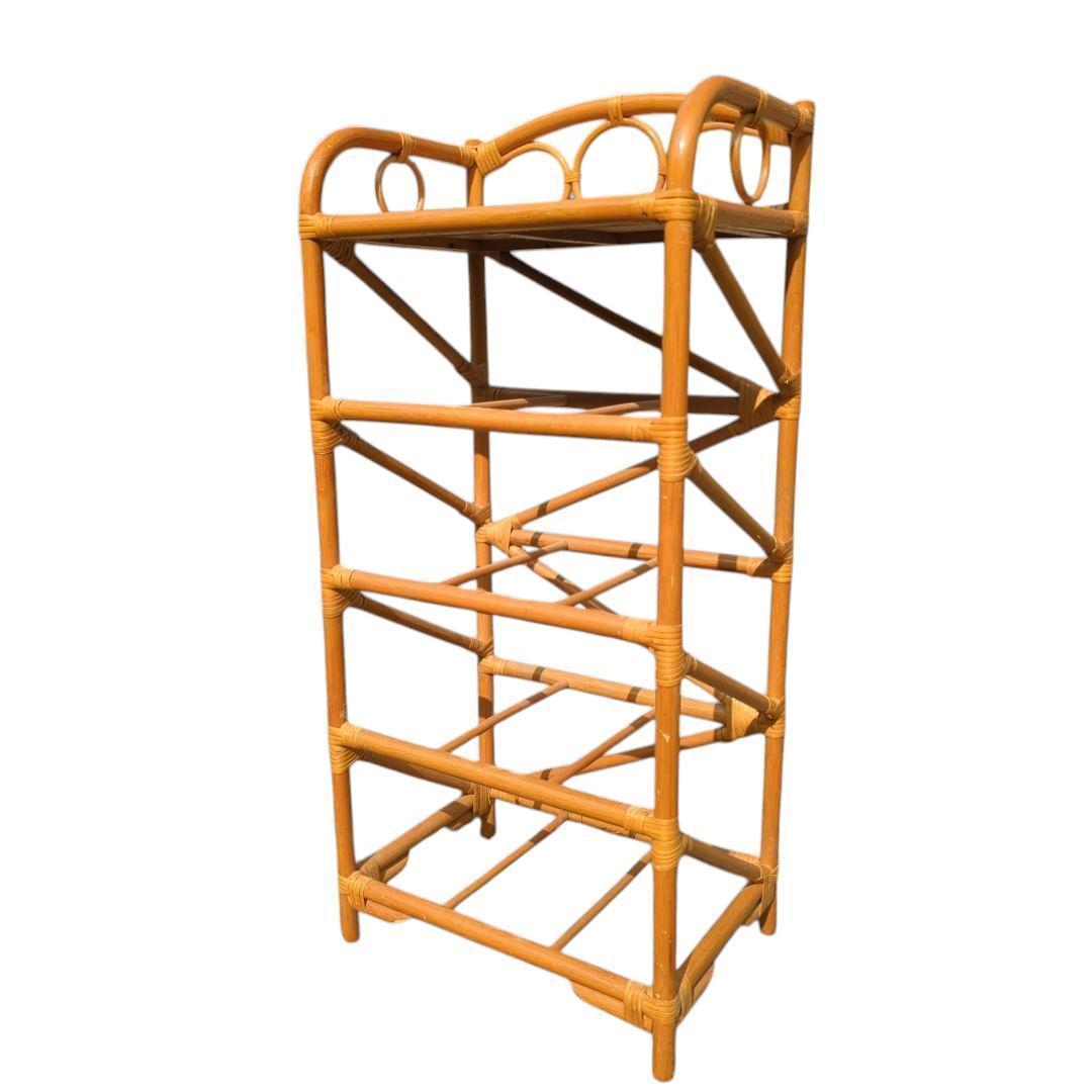 籐 ラタン チェスト4段 インテリア 昭和レトロ 箪笥