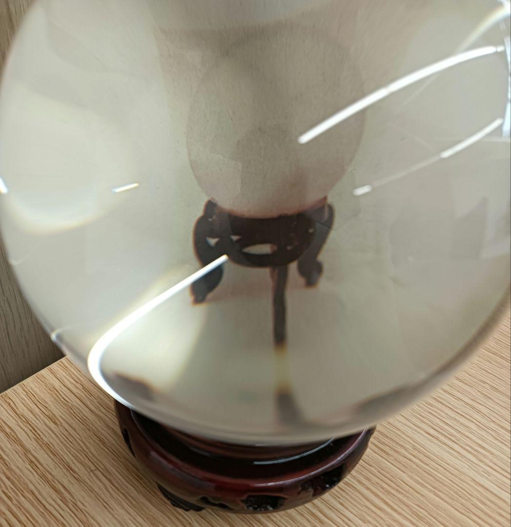 水晶玉　鑑定書　箱　台座付き2001年製