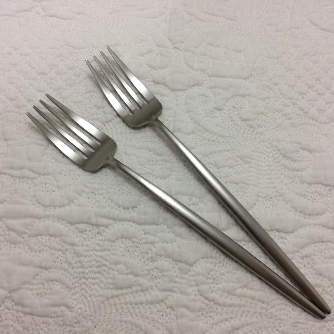 epoky　クチポール　MOONマットシルバー　ディナー３種×各２　計６本