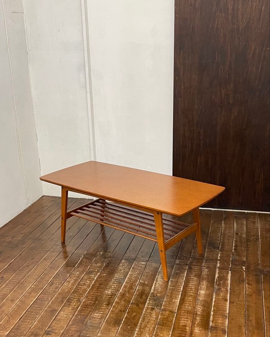 【美品】カリモク60テーブル大　『ヴィンテージチーク』
