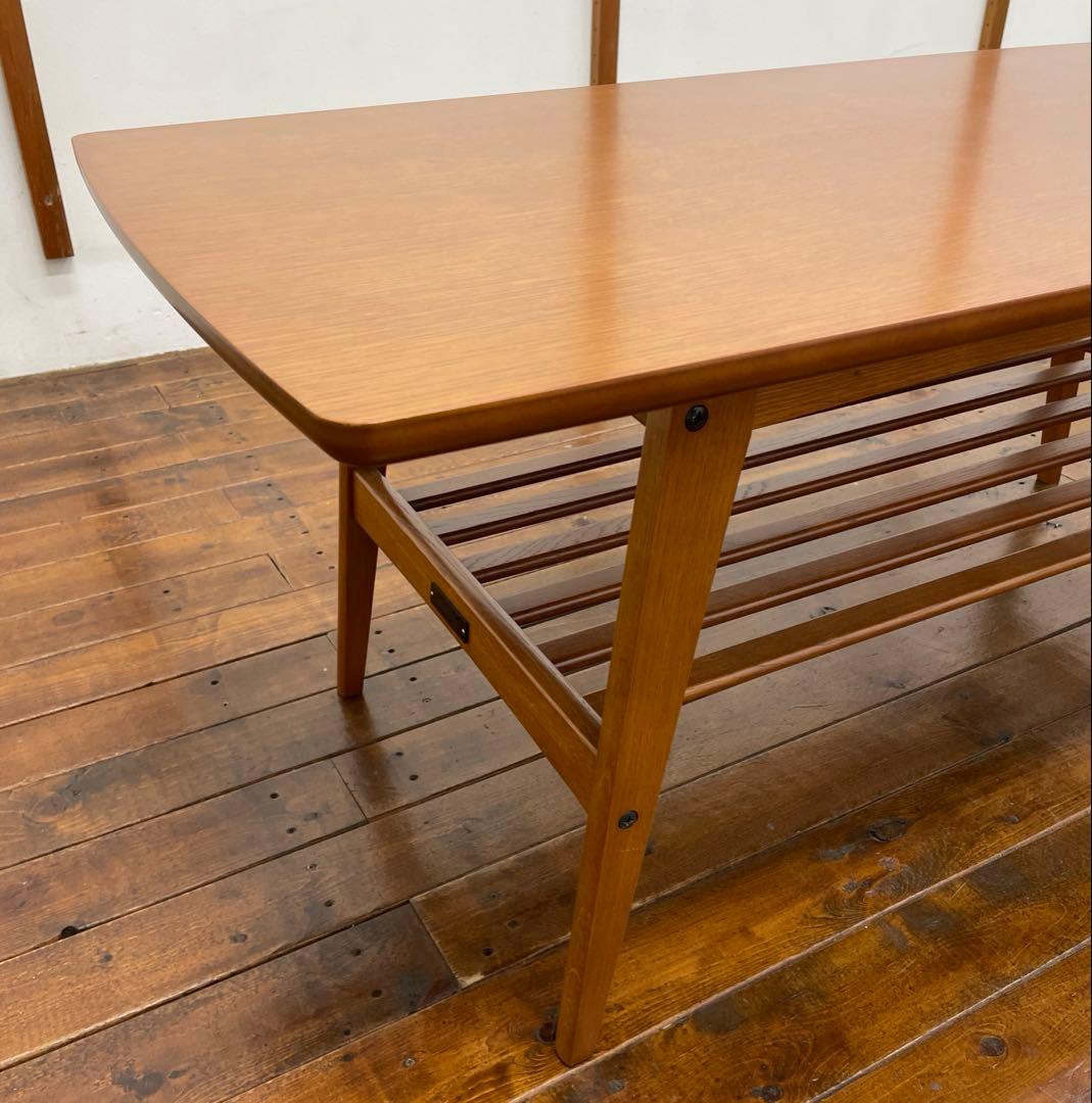 【美品】カリモク60テーブル大　『ヴィンテージチーク』