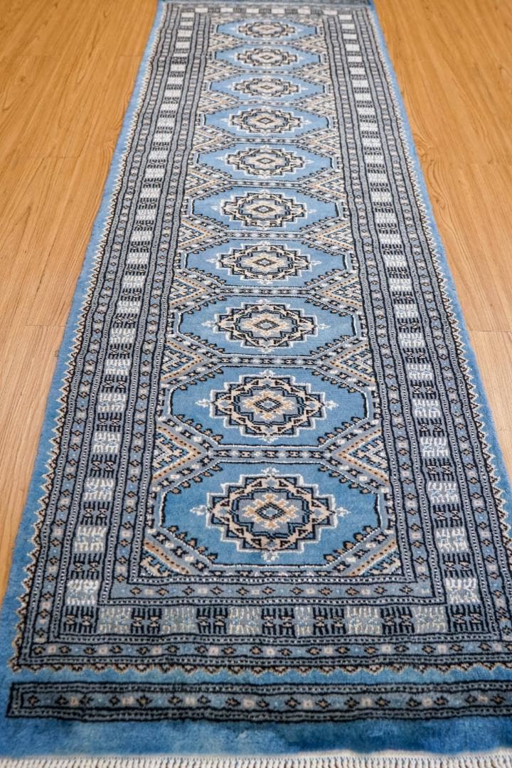 パキスタン手織り絨毯　ランナー 185×63cm ペルシャ