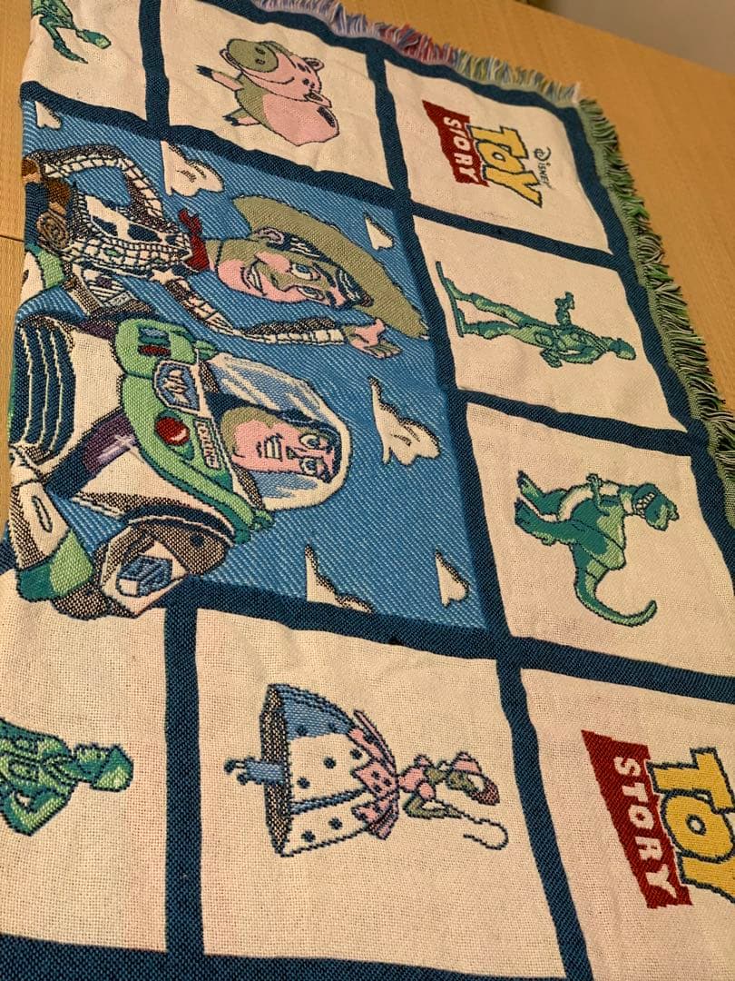 クリスマス特価！Toy Storyヴィンテージ ブランケット Pixar レア