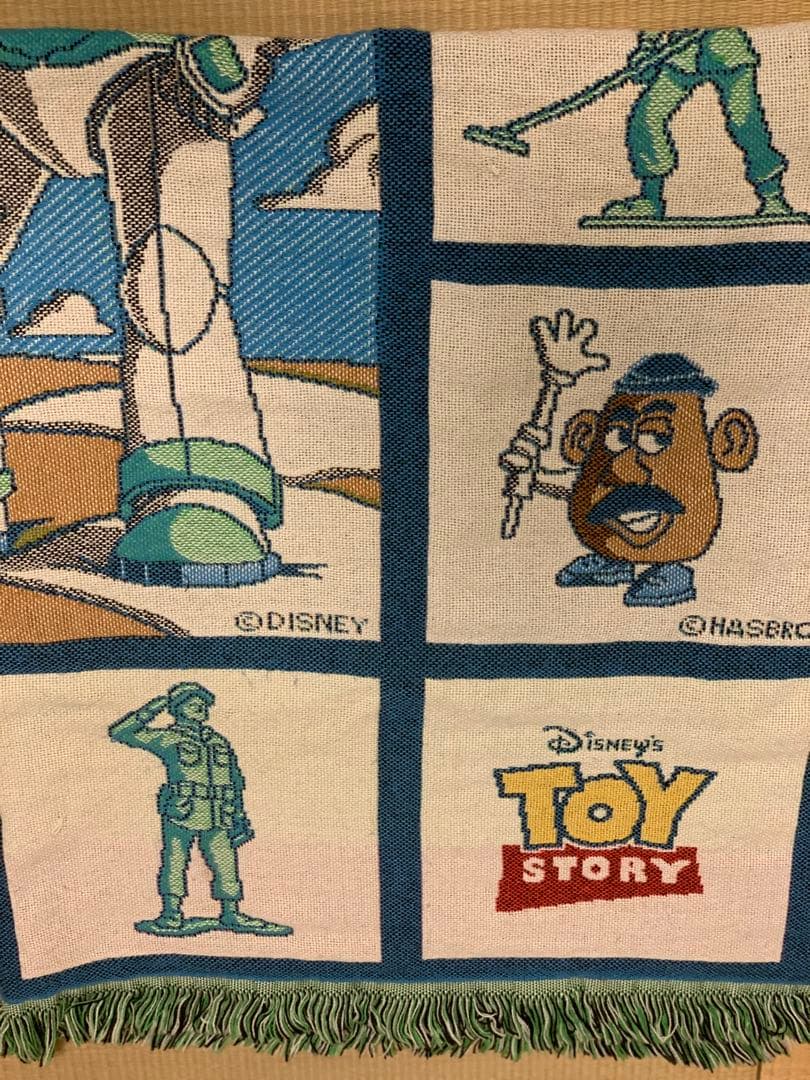 クリスマス特価！Toy Storyヴィンテージ ブランケット Pixar レア