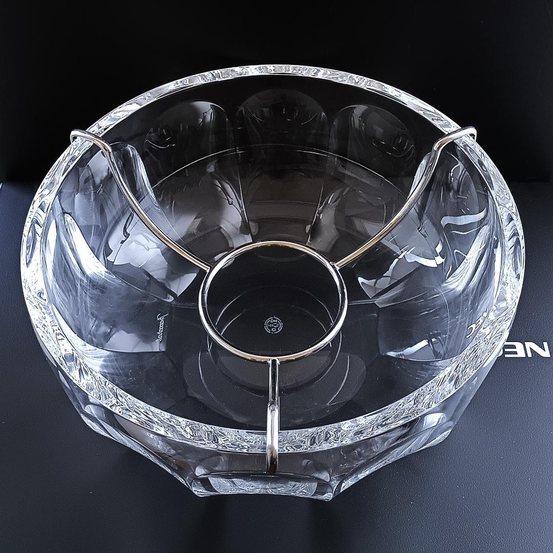 バカラレア物！直径約25.5cmのBIGなアルクールシリ－ズ2重のサラダボウル。