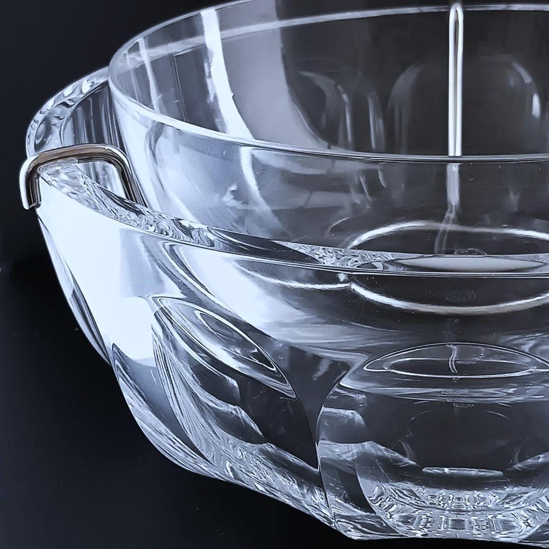 バカラレア物！直径約25.5cmのBIGなアルクールシリ－ズ2重のサラダボウル。