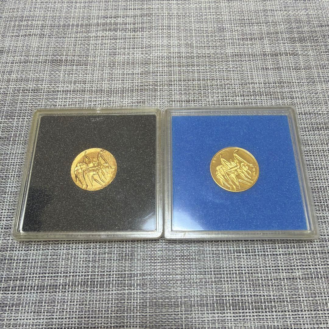 1976年モントリオールオリンピック公式参加記念メダル 金色メダル 記念