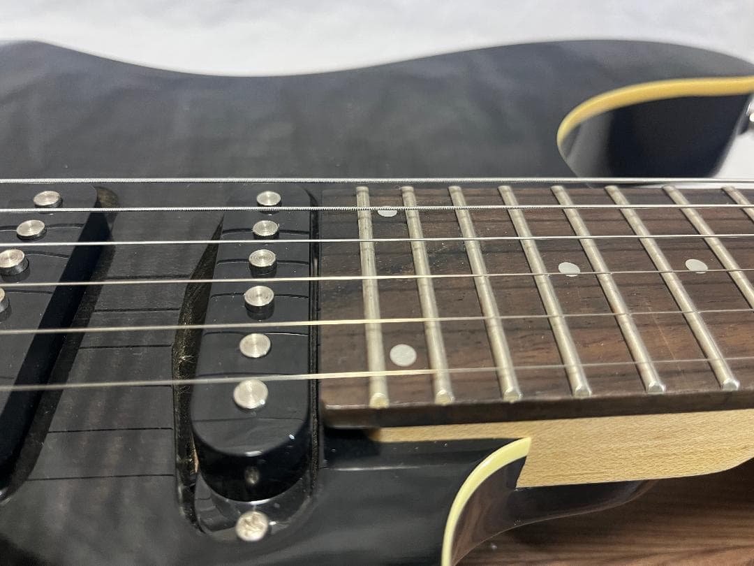 s*n様 Washburn RX25 虎目 シースルーブラック Floyd Ro - メルカリ