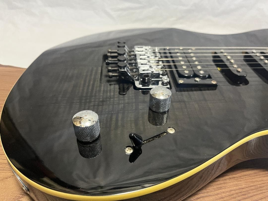 s*n様 Washburn RX25 虎目 シースルーブラック Floyd Ro - メルカリ