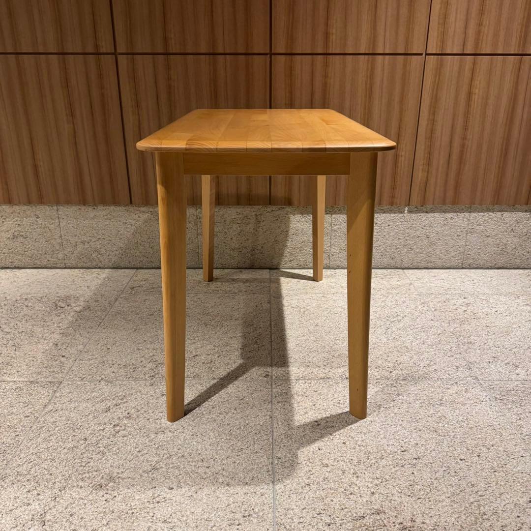 ニトリ リビングデスク 幅100 天然木 ビーチ Nコレクション NA