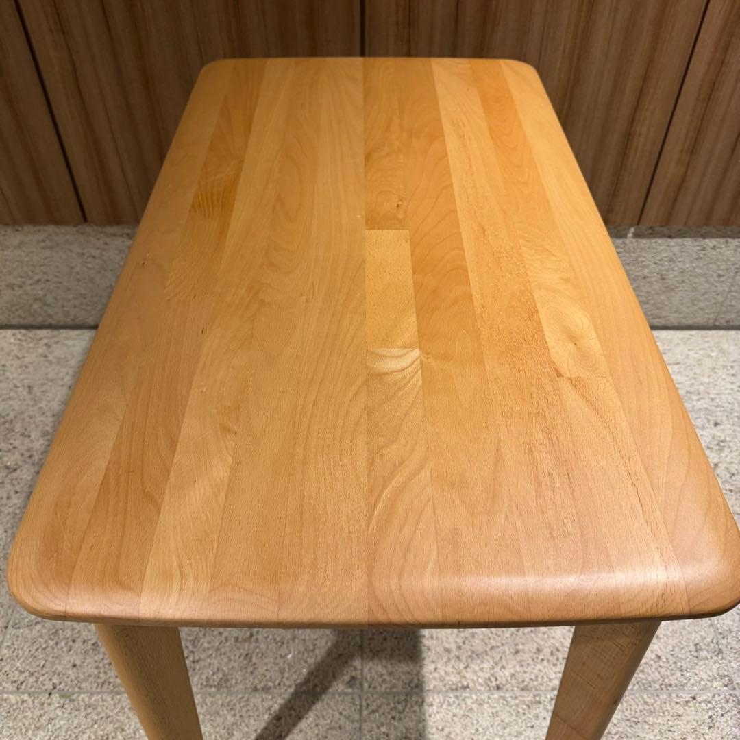 ニトリ リビングデスク 幅100 天然木 ビーチ Nコレクション NA