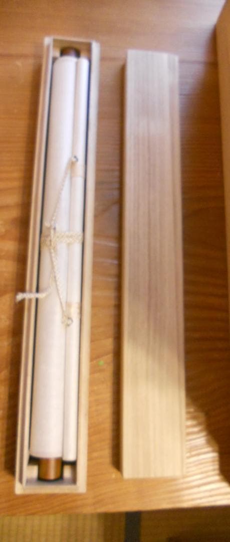 掛け軸 渓月 梅に鶯 絹本 希少 軸装 茶道具 掛軸 美品 です。