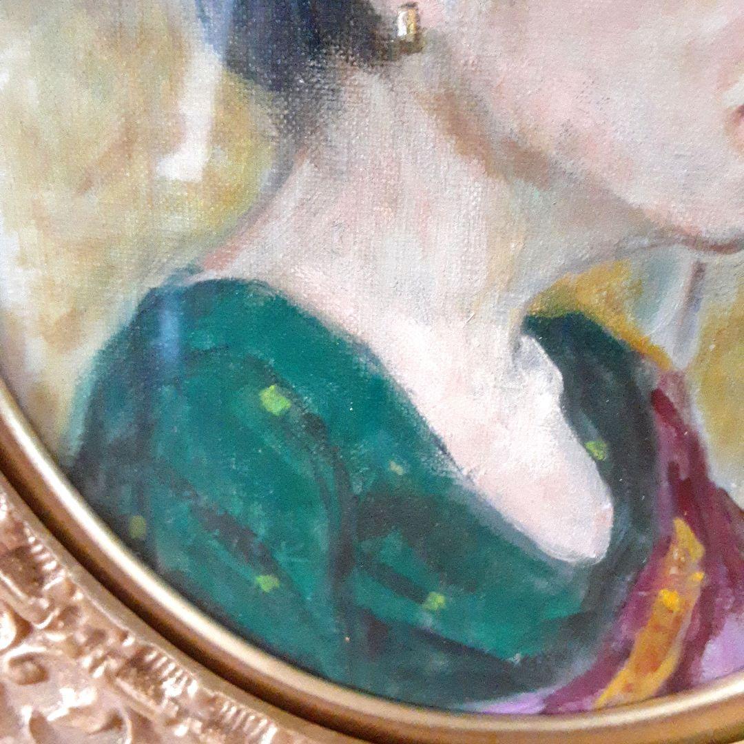 絵画 油彩 西本親雄 サリーの女 S - メルカリ