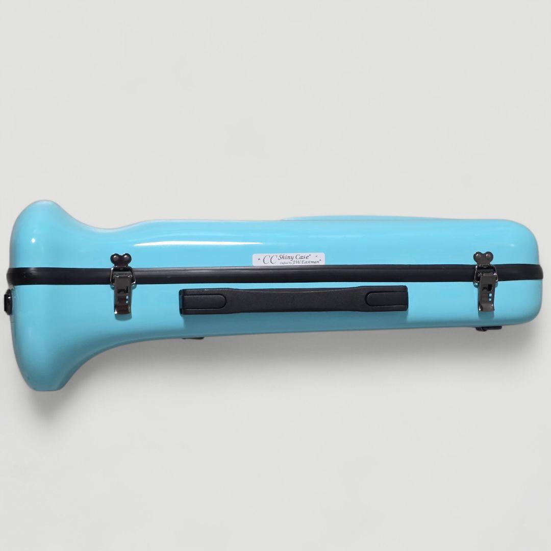 C.C.シャイニーケースII トランペット ハードケース アクア 楽器ケース